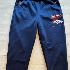 Mens NFL Nike Denver Broncos Sweatpants.